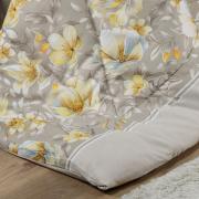 Edredom Queen Cetim 300 fios - Angelique Bege - Dui Design