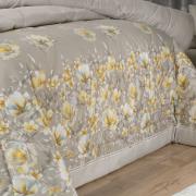 Edredom Queen Cetim 300 fios - Angelique Bege - Dui Design