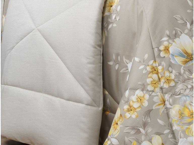 Edredom Queen Cetim 300 fios - Angelique Bege - Dui Design