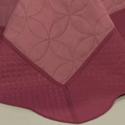 Kit: 1 Cobre-leito Casal Bouti de Microfibra Ultrasonic + 2 Porta-travesseiros - Antony Rosa - Dui Design