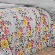 Jogo de Cama Queen 150 fios - Aparecida Cinza - Dui Design