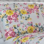 Jogo de Cama Queen 150 fios - Aparecida Cinza - Dui Design