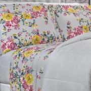 Jogo de Cama Queen 150 fios - Aparecida Cinza - Dui Design