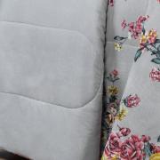 Edredom Casal 150 fios - Aparecida Cinza - Dui Design