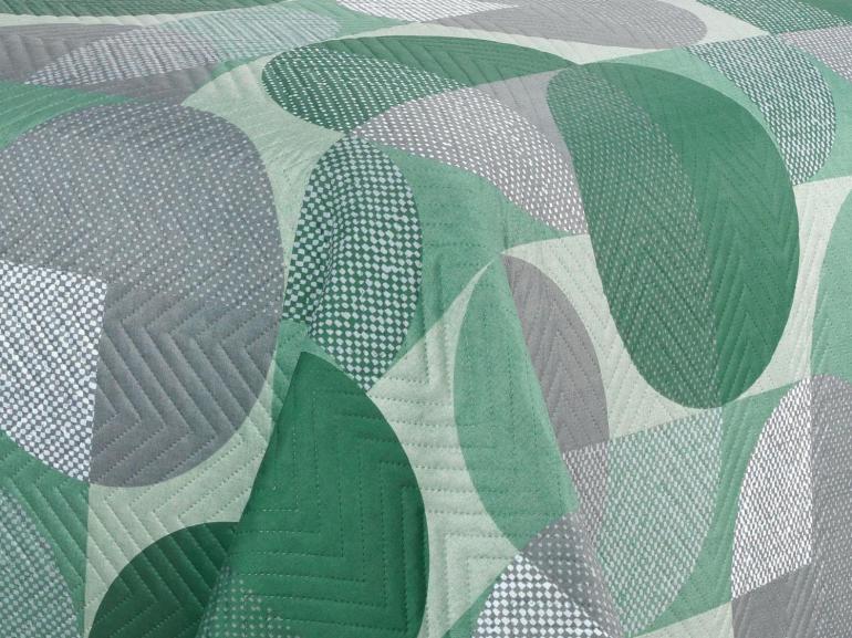 Kit: 1 Cobre-leito King Bouti de Microfibra Ultrasonic Estampada + 2 Porta-travesseiros - Apolo Confrei - Dui Design