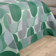 Kit: 1 Cobre-leito King Bouti de Microfibra Ultrasonic Estampada + 2 Porta-travesseiros - Apolo Confrei - Dui Design