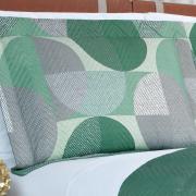 Kit: 1 Cobre-leito King Bouti de Microfibra Ultrasonic Estampada + 2 Porta-travesseiros - Apolo Confrei - Dui Design