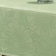 Toalha de Mesa Fcil de Limpar Retangular 8 Lugares 160x270cm - Artesian Verde Claro - Dui Design