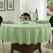 Toalha de Mesa Fácil de Limpar Redonda 180cm - Artesian Verde Claro - Dui Design