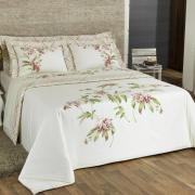 Enxoval Casal com Capa de Edredom 7 peas Percal 200 fios 100% Algodo - Arthemis - Dui Design