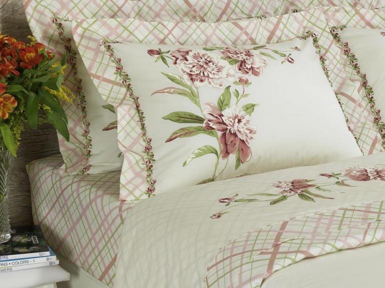 Enxoval Casal com Capa de Edredom 7 peas Percal 200 fios 100% Algodo - Arthemis - Dui Design