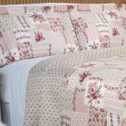 Kit: 1 Cobre-leito King Bouti de Microfibra Ultrasonic Estampada + 2 Porta-travesseiros - Astrid Vintage - Dui Design