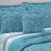 Edredom Casal 150 fios 100% Algodo - Aura (Linha Ouro) - Santista