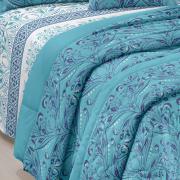 Edredom Casal 150 fios 100% Algodo - Aura (Linha Ouro) - Santista