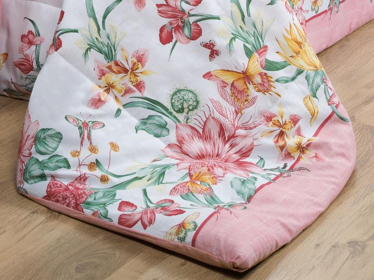 Edredom King Percal 180 fios - Aurea Rosa Velho - Dui Design