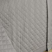 Kit: 1 Cobre-leito Solteiro + 1 porta-travesseiro Cetim 500 fios 100% Algodo - Axcel Grafite - Dui Design