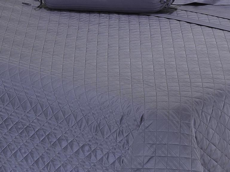 Kit: 1 Cobre-leito King + 2 porta-travesseiros Cetim 500 fios 100% Algodo - Axcel Jeans - Dui Design