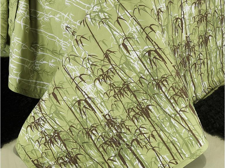 Jogo de Cama Casal Percal 200 fios 100% Algodo - Bamboo Verde - Dui Design