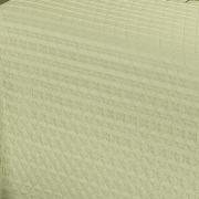 Kit: 1 Cobre-leito Solteiro + 1 porta-travesseiro Cetim 500 fios 100% Algodo - Bartolo Verde - Dui Design