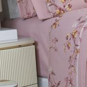 Jogo de Cama Casal Percal 200 fios - Beatrice Vintage - Dui Design