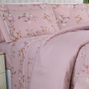 Jogo de Cama Casal Percal 200 fios - Beatrice Vintage - Dui Design