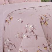 Kit: 1 Cobre-leito Solteiro + 1 Porta-travesseiro Percal 200 fios - Beatrice Vintage - Dui Design