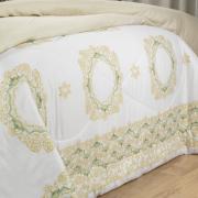 Jogo de Cama Casal Cetim 300 fios - Bellagio Marfim - Dui Design