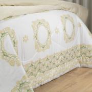 Edredom King Cetim 300 fios - Bellagio Marfim - Dui Design