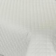 Kit: 1 Cobre-leito Solteiro + 1 porta-travesseiro Percal 200 fios 100% Algodo com Bordado Ingls - Bellano Cinza - Dui Design
