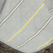 Kit: 1 Cobre-leito Casal + 2 Porta-travesseiros 150 fios - Benny Cinza - Dui Design