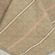 Kit: 1 Cobre-leito Solteiro + 1 Porta-travesseiro 150 fios - Benny Natural - Dui Design