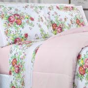 Jogo de Cama King 150 fios - Bia Rosa - Dui Design