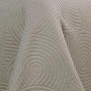 Kit: 1 Cobre-leito Casal Bouti de Microfibra Ultrasonic  + 2 Porta-travesseiros - Blend Taupe - Dui Design
