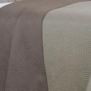 Kit: 1 Cobre-leito Casal Bouti de Microfibra Ultrasonic  + 2 Porta-travesseiros - Blend Taupe - Dui Design