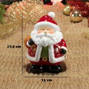 Bomboniere Natal de Cermica com 17,5cm de altura - Papai Noel - Dui Design