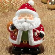 Bomboniere Natal de Cermica com 17,5cm de altura - Papai Noel - Dui Design