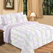 Jogo de Cama Casal Percal 200 fios 100% Algodo - Borboletas - Sultan