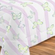 Jogo de Cama Casal Percal 200 fios 100% Algodo - Borboletas - Sultan