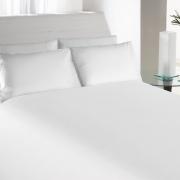 Jogo de Cama Casal Percal 180 fios 100% Algodo - Branco - Artex