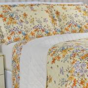 Enxoval King com Cobre-leito 7 peas 180 fios - Brenda Marfim - Dui Design