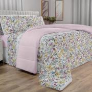 Jogo de Cama King Percal 180 fios - Brenda Rosa - Dui Design