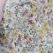 Enxoval Casal com Edredom 5 peas Percal 180 fios - Brenda Rosa - Dui Design