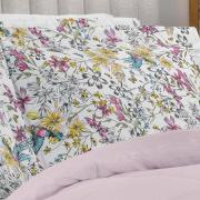 Jogo de Cama King Percal 180 fios - Brenda Rosa - Dui Design