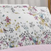 Enxoval Casal com Cobre-leito 7 peas 180 fios - Brenda Rosa - Dui Design