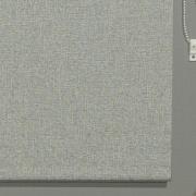 Persiana Rolo - Tecido Blackout - Textura Linho - Altura de 2,20m e 2,20m de Largura - Bruxelas Cinza Mescla - Dui Design
