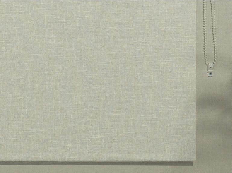 Persiana Rolo - Tecido Blackout - Textura Linho - Altura de 2,20m e 1,20m de Largura - Bruxelas Natural - Dui Design