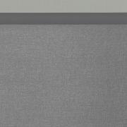 Persiana Rolo - Tecido Blackout - Textura Linho - Altura de 2,20m e 2,20m de Largura - Bruxelas Prata - Dui Design