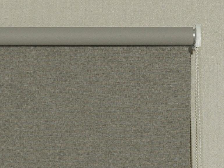 Persiana Rolo - Tecido Blackout - Textura Linho - Altura de 1,60m e 1,40m de Largura - Bruxelas Stone - Dui Design