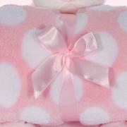 Manta Microfibra Infantil 70x100cm com Bichinho de Pelcia Antialrgico - Cachorro - Kacyumara