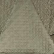 Kit: 1 Cobre-leito Casal + 2 porta-travesseiros Cetim 300 fios 100% Algodo - Caiena Stone - Dui Design